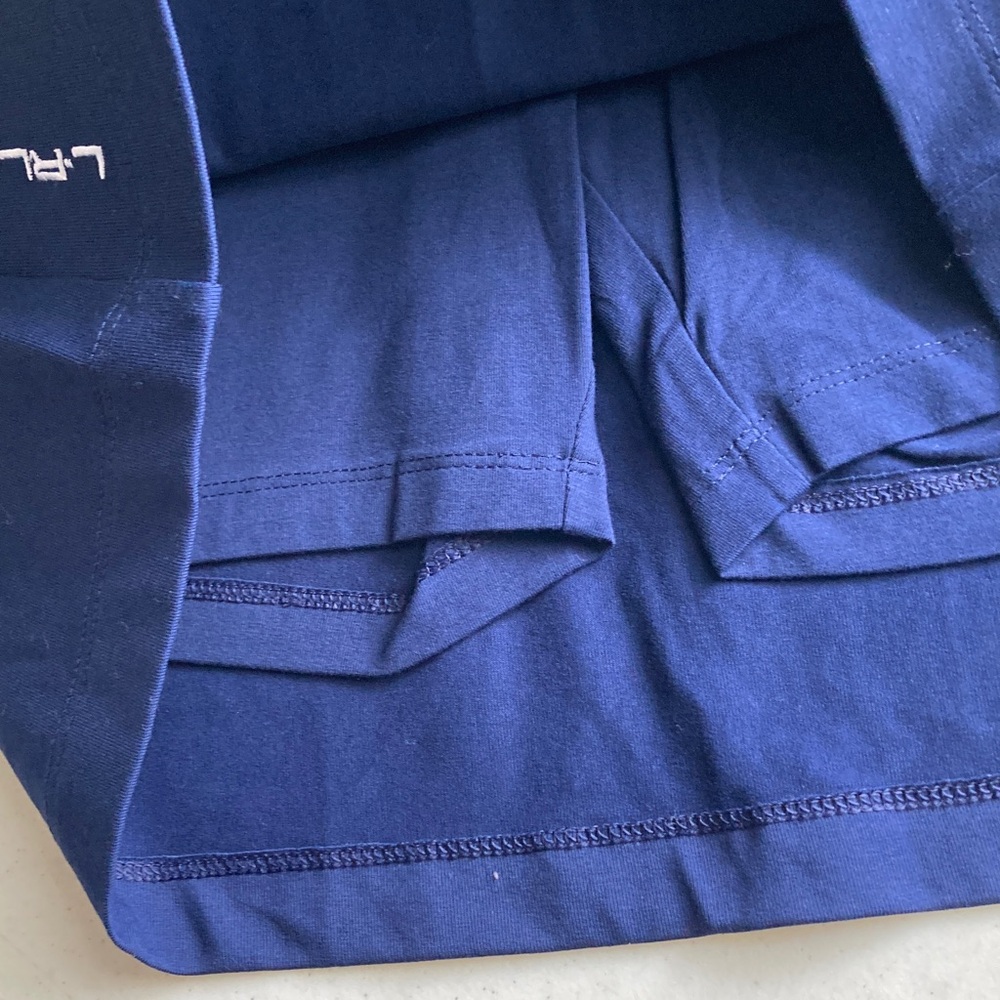 Lauren Ralph Lauren Navy Blue Skort with White Stripes - Picture 4 of 7